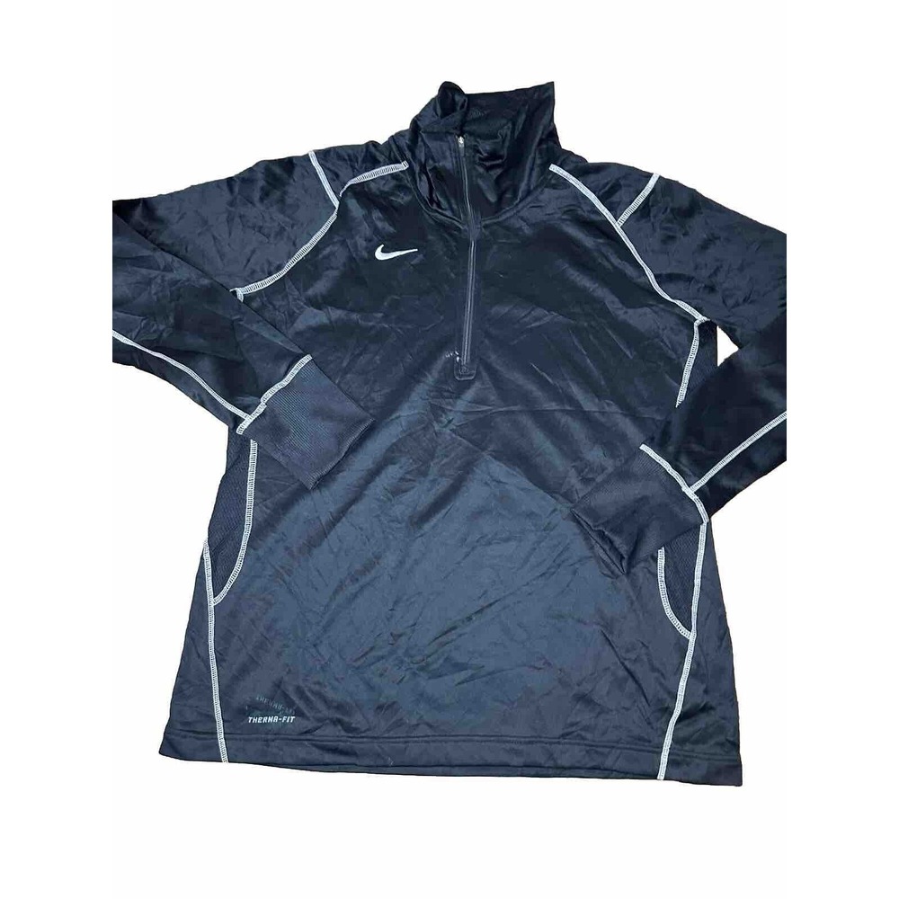 Nike Performance Thermal Quarter Zip Fleece Pullover Jacket Therma-Fit Size XL